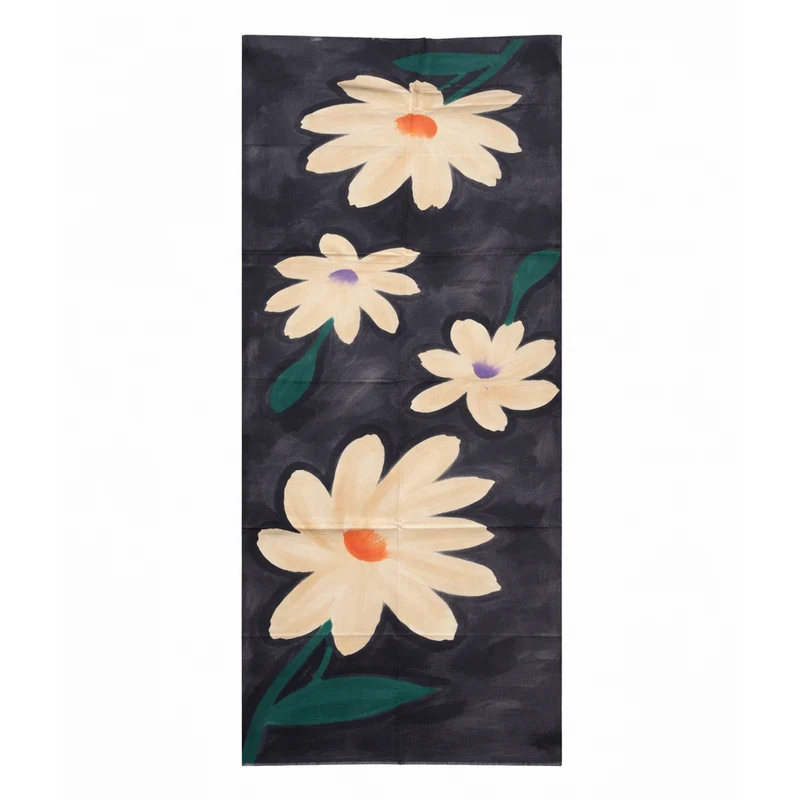 Pashmina-estola flores cashmere y seda-3 tonos-50%