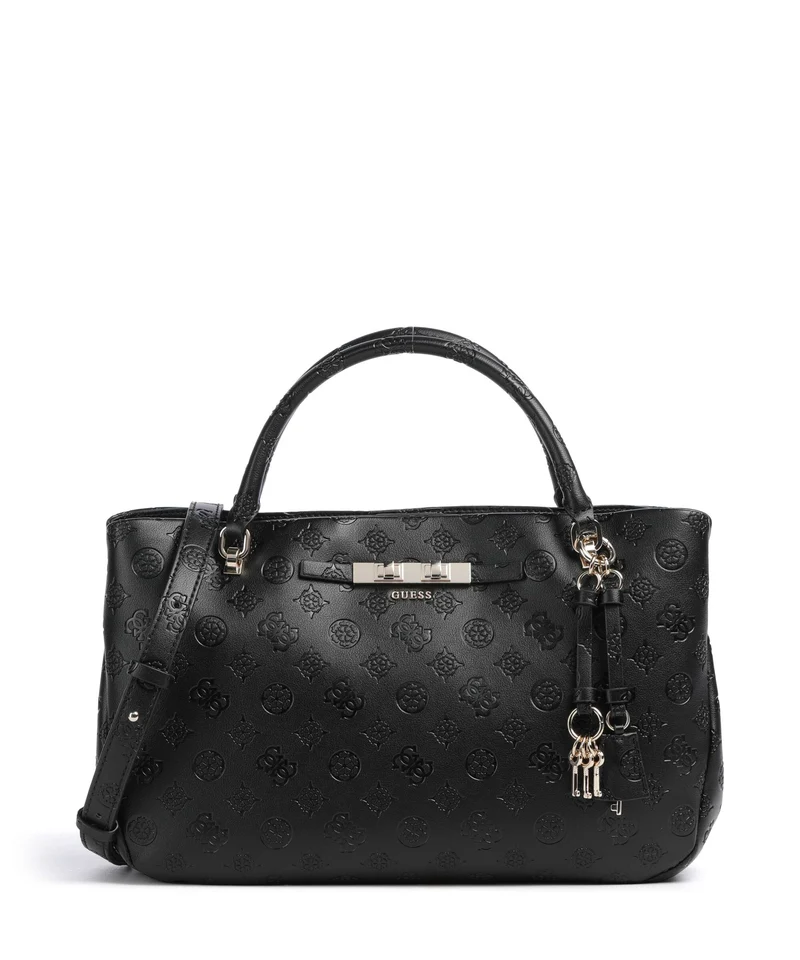 Guess Carmella Girlfriend Bolso de mano black logo