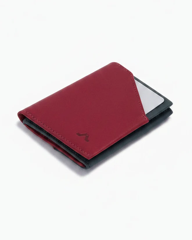 Flap Coin Burgundy