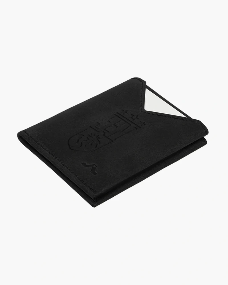 Cartera de Piel Land Black JEN
