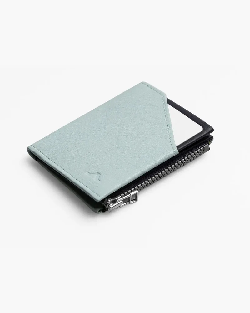 Cartera de Piel Zip Coin Cloud