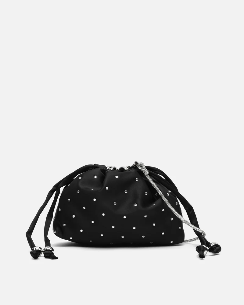 Cristal bolso de fiesta pequeño con detalles strass