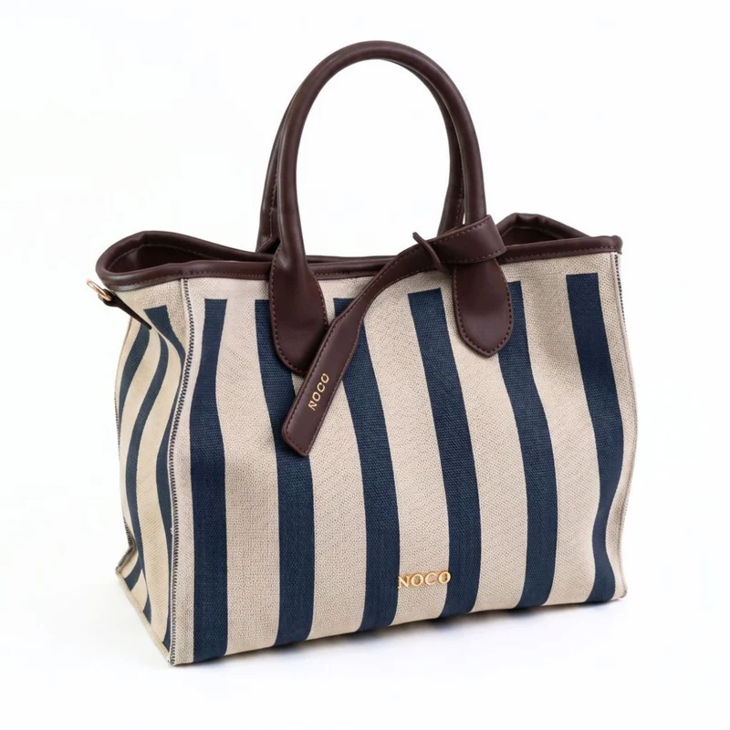 Bolso Tote Knit rayas Noco