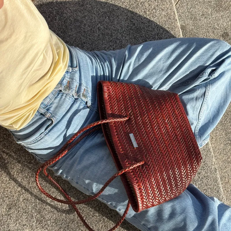 Bolso Calista marrón brandy
