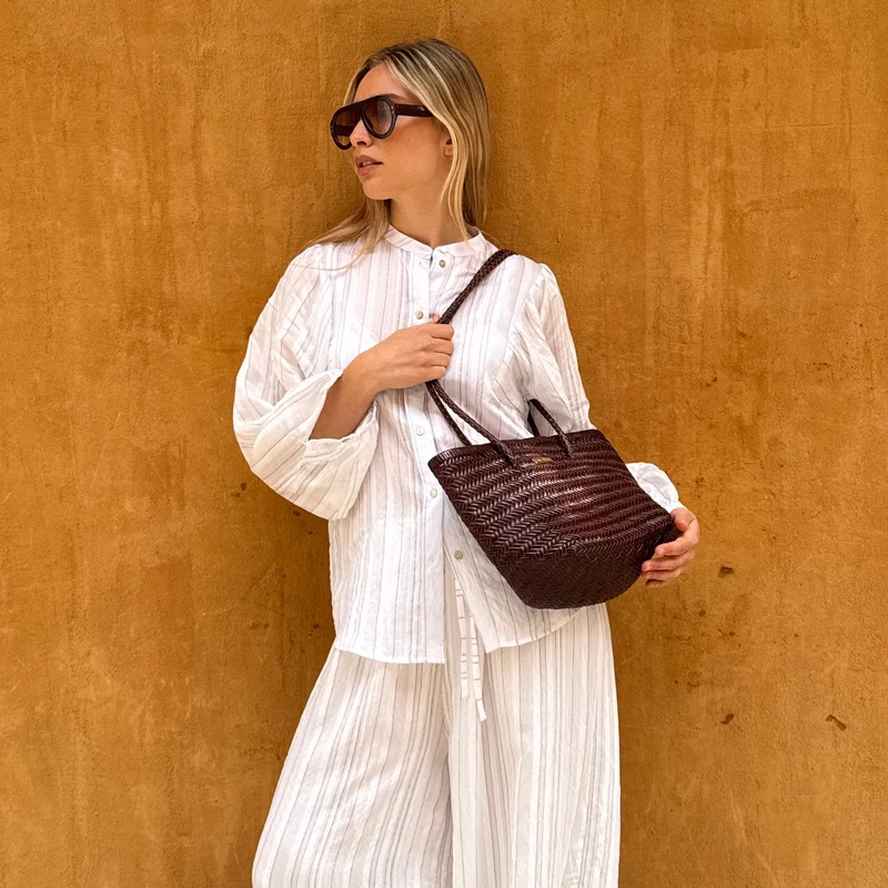 Bolso Calista marrón oscuro