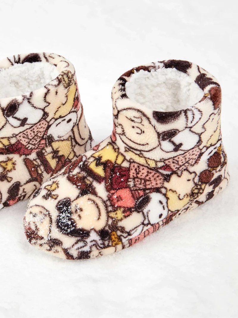 Zapatillas de casa tipo bota Snoopy
