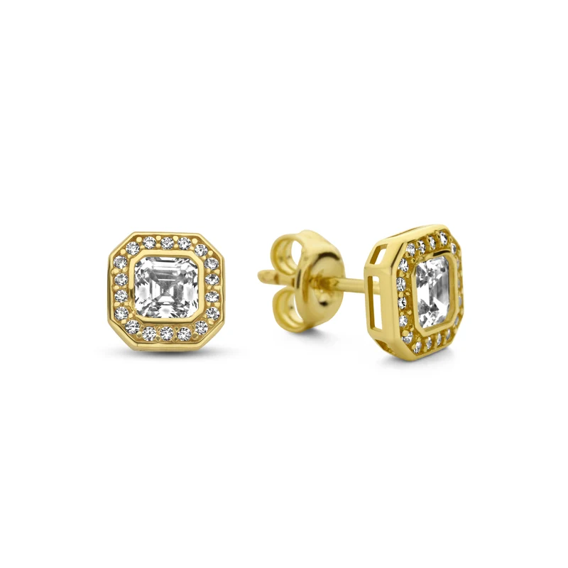 Beloro Jewels Monte Napoleone Sofia 9 Karaat Oorknoppen BO360042