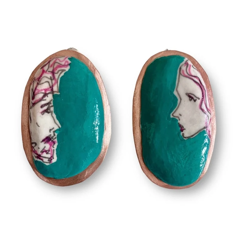 Pendientes artísticos May Gañán, NEW in!
