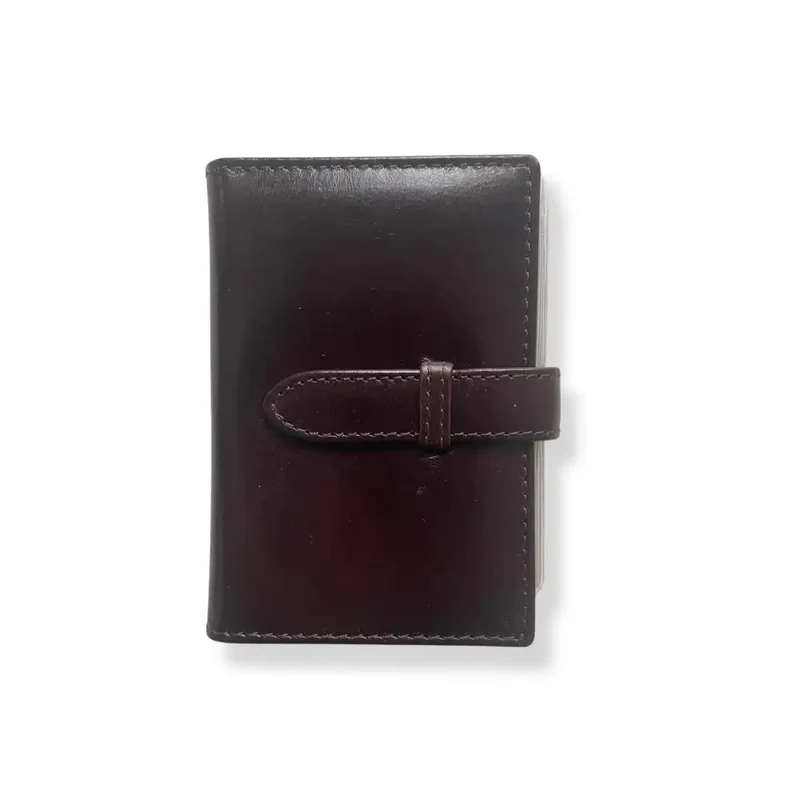 Tarjetero piel almacenaje, 24 fundas -50% automático en carrito.