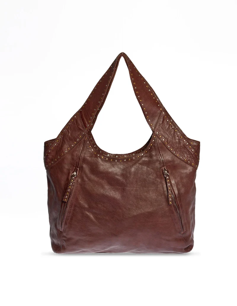 BOLSO MIX TACHAS BROWN