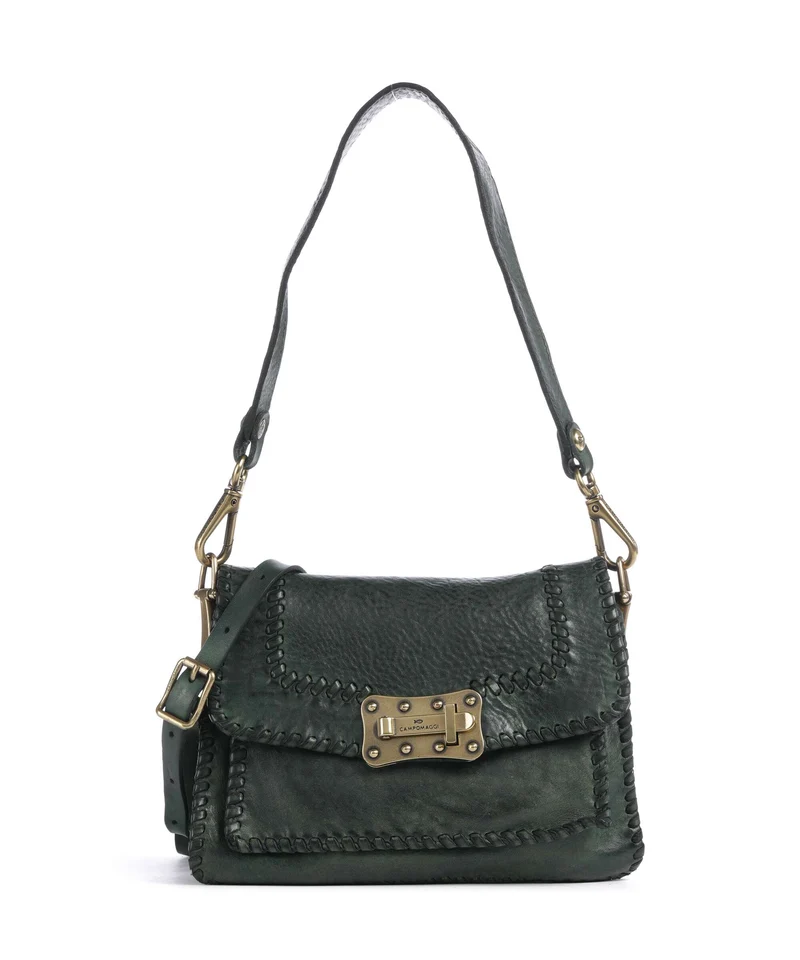 Campomaggi Bolso de hombro green bottle