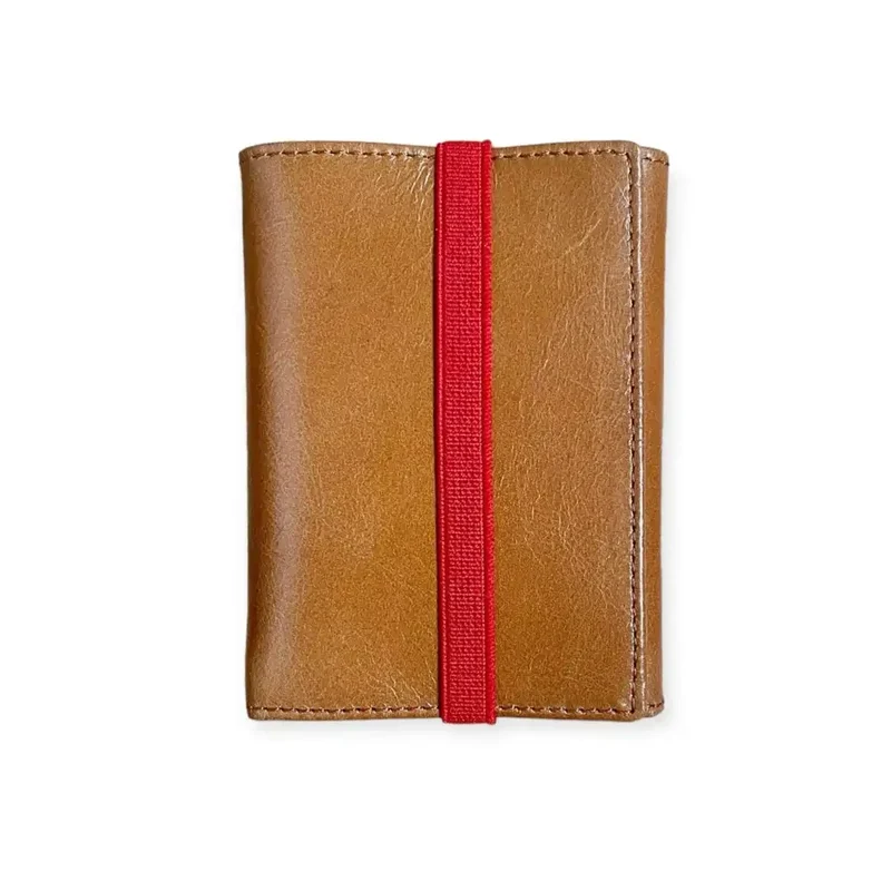 Cartera pequeña cuero-4 tonos