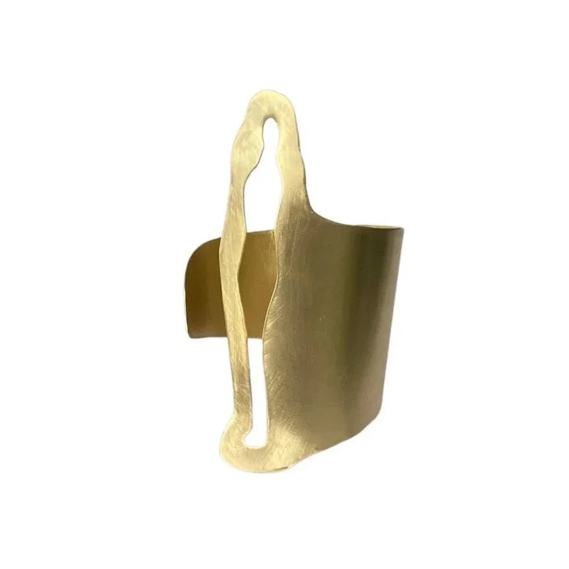 Brazalete dorado silueta MásqMay
