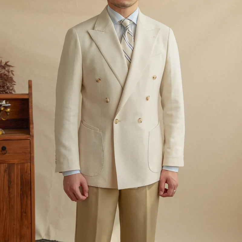 Blazer lin beige