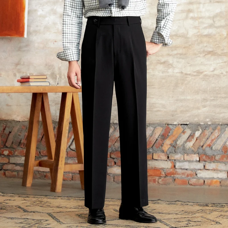 Pantalon costume homme oversize
