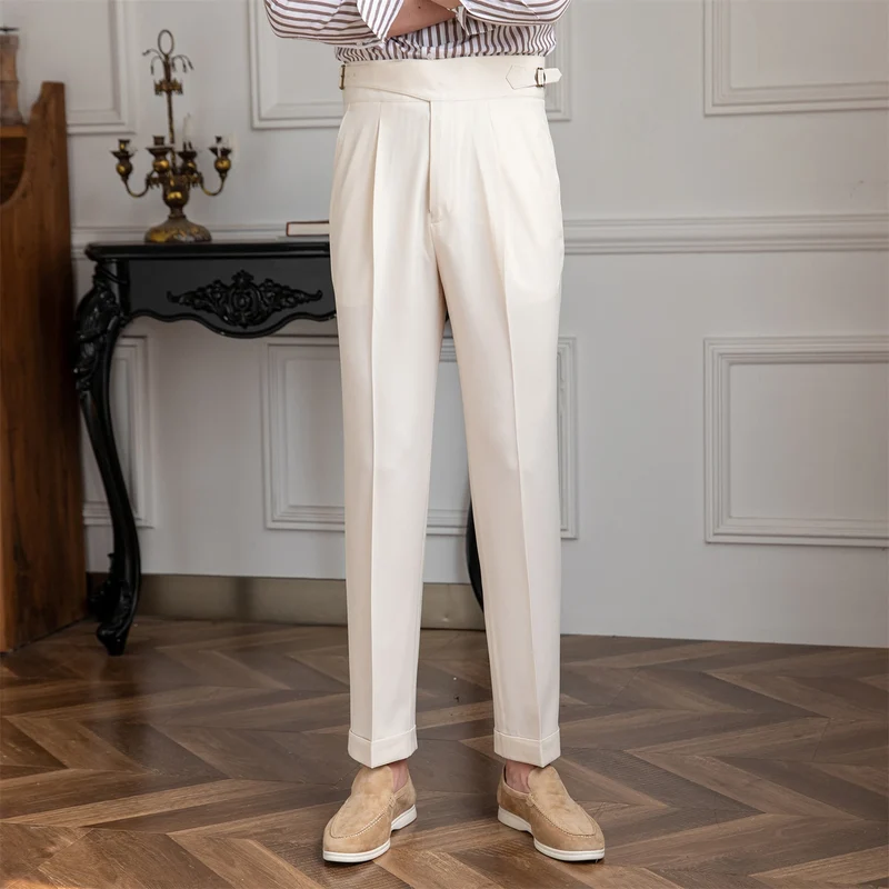 Pantalon costume homme blanc