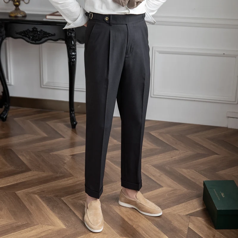 Pantalon costume noir homme