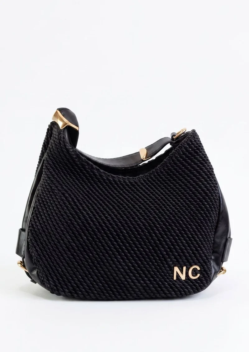 Bolso Góndola Soft Textura Noco asa metal