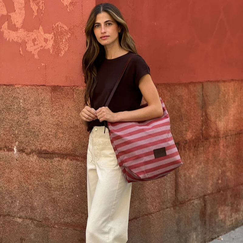 Shopper Bahia fresa frambuesa