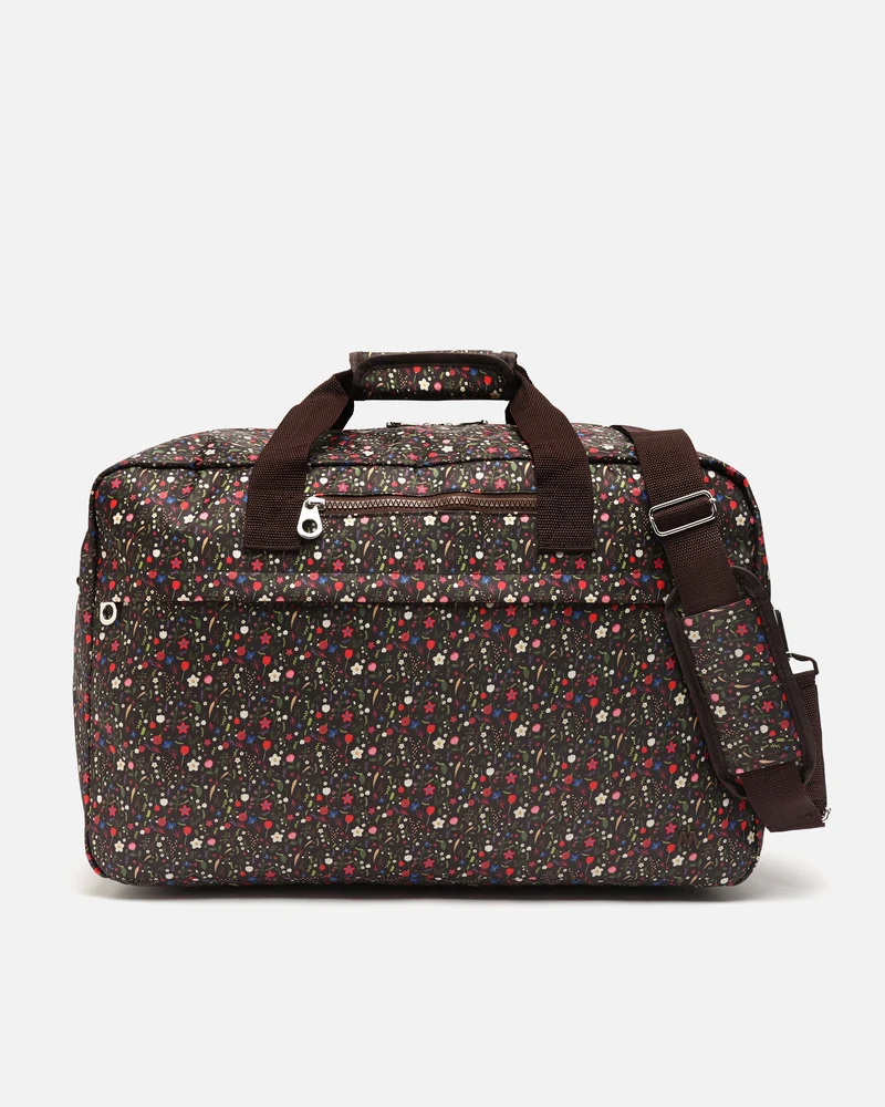 Florma bolsa fin de semana con estampado y asa bandolera extraíble