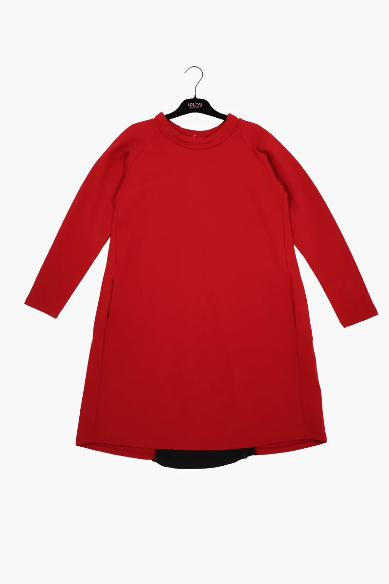 Vestido rojo Preloved lazada en la espalda Lolitas&L