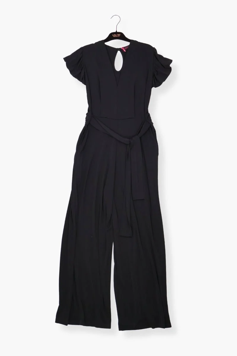 Jumpsuit Preloved negro escote amplio punto roma LolitasyL