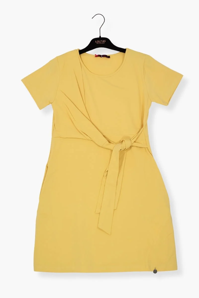 Vestido Preloved amarillo corto anudado LolitasyL
