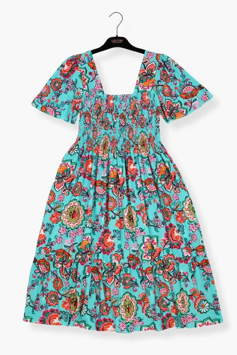 Vestido Preloved estampado mandala corto con engomado LolitasyL