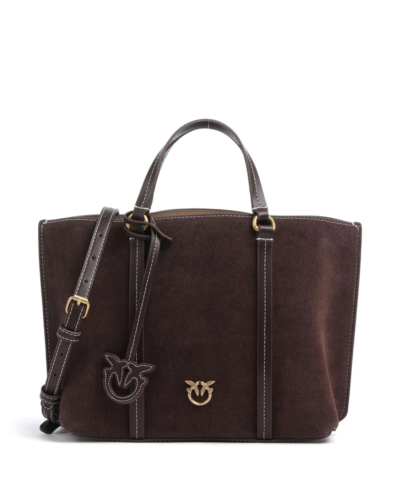 Pinko Carrie Classic Bolso de mano borgogna/antique gold