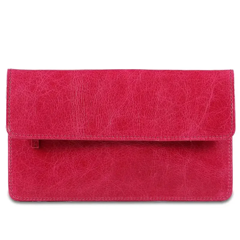 Cartera mujer piel slim 11, 8 colores en stock