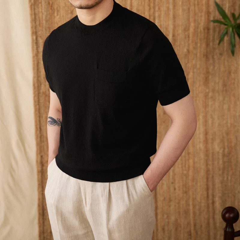 T Shirt Lin Noir