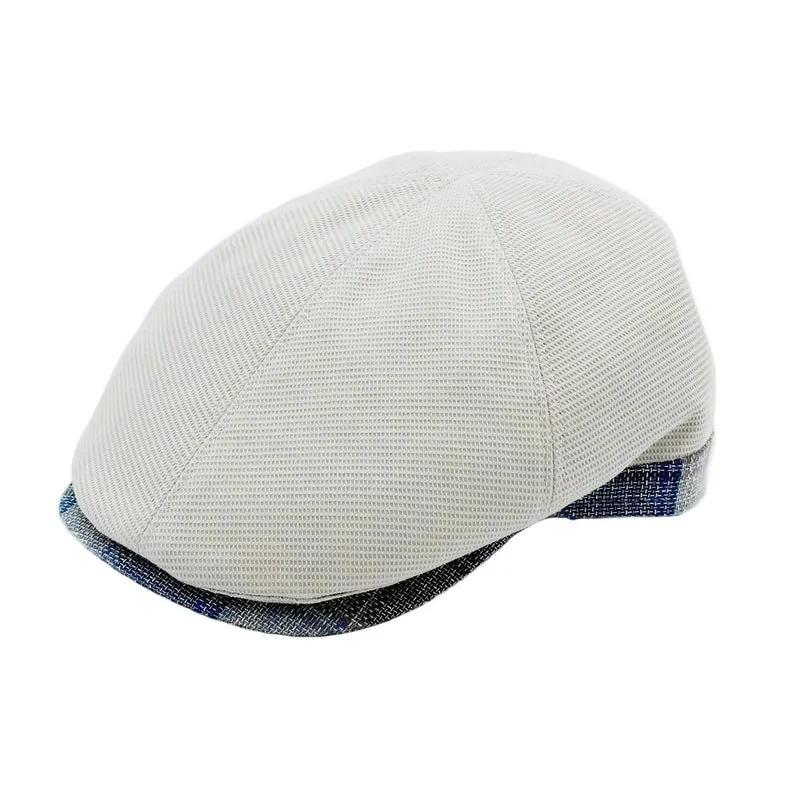 Gorra de Lino Costa y Soler Gris y azul