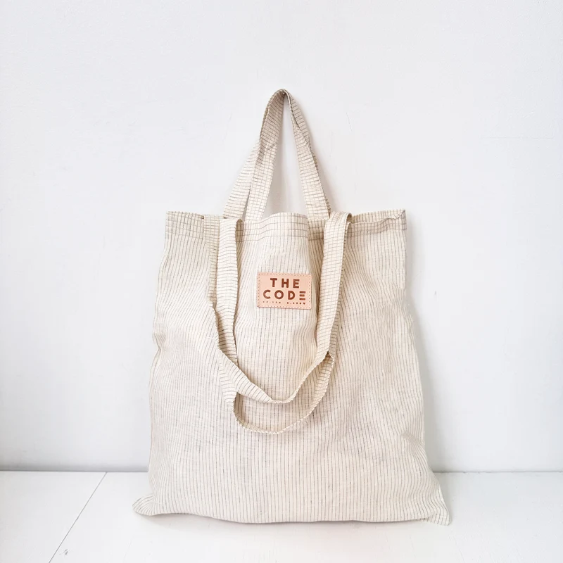 Tote Bag rayas finas