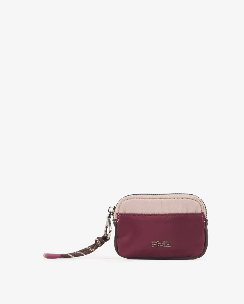MONEDERO TRICOLOR BURDEOS