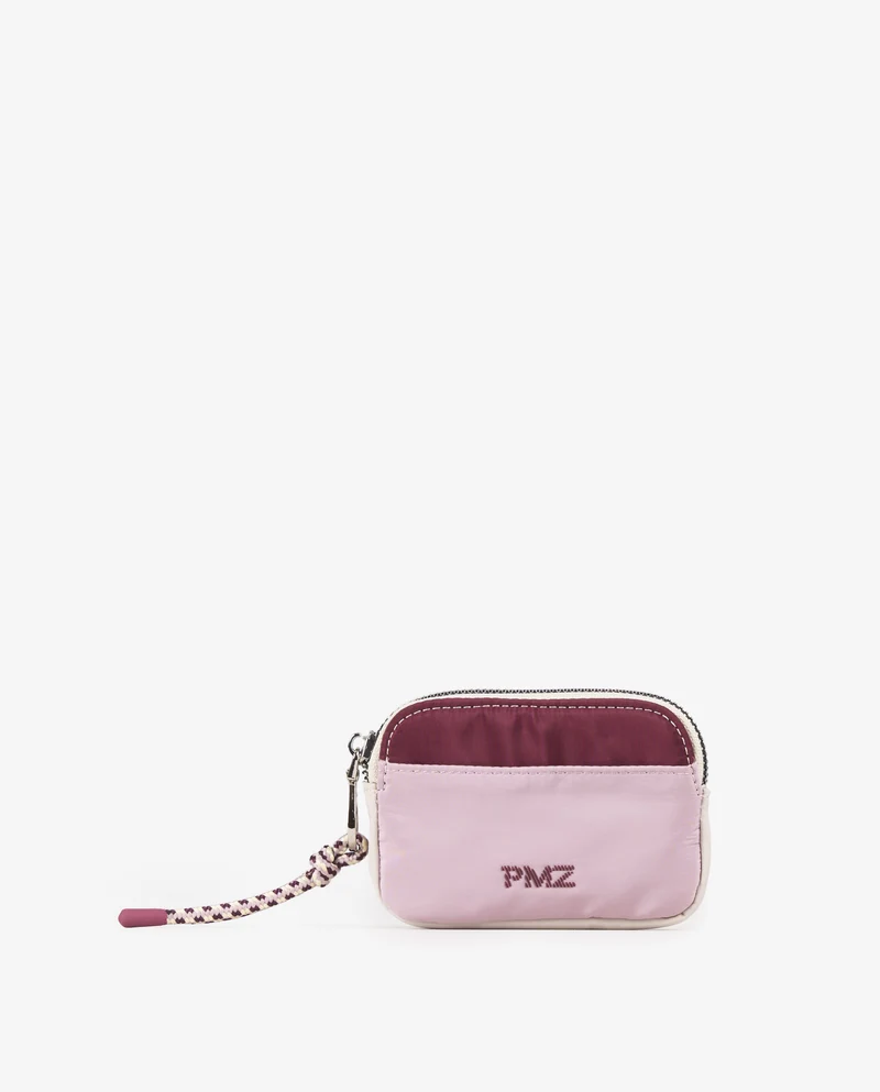 MONEDERO TRICOLOR ROSA