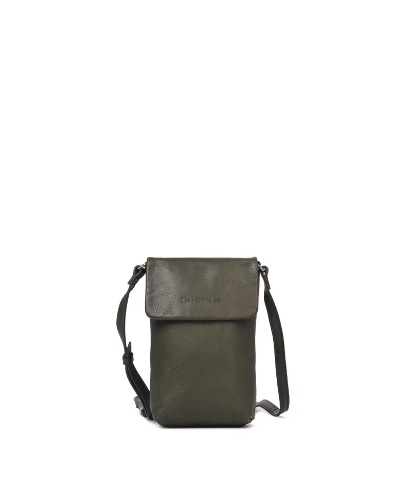 Bolso portamóvil de piel THB Lapel