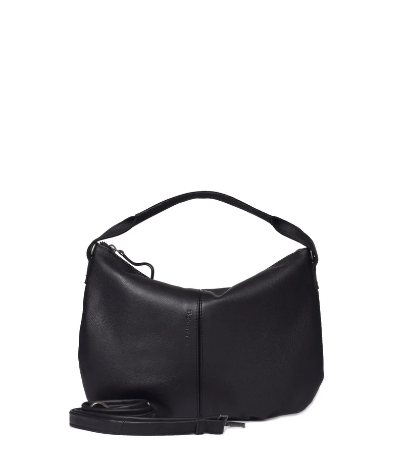 Bolso de mano pequeña de piel THB Slash