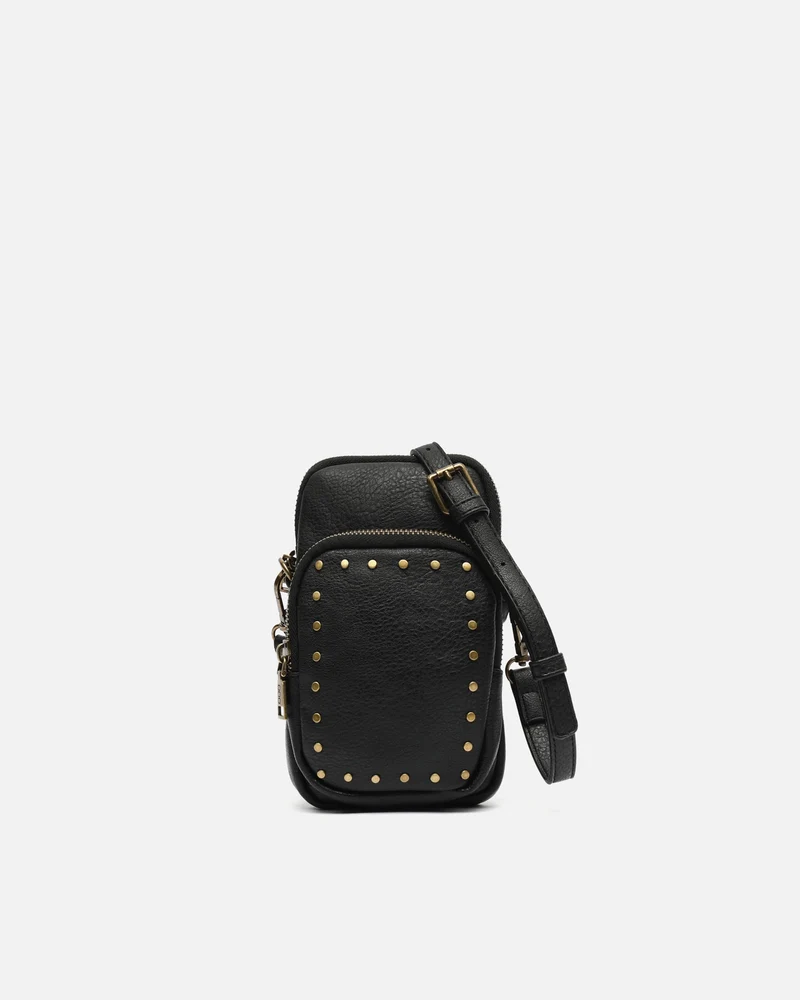 Aniada bolso bandolera mini para móvil con detalles metálicos ED.