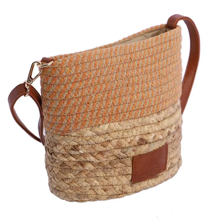 Bolso Bandolera rafia Don Algodón Oriane