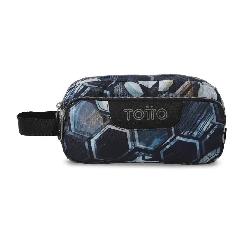 Estuche escolar eco-friendly tres compartimentos Totto Agapec - Verat Soccer
