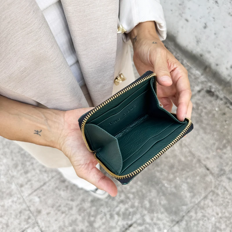 Cartera Paula verde