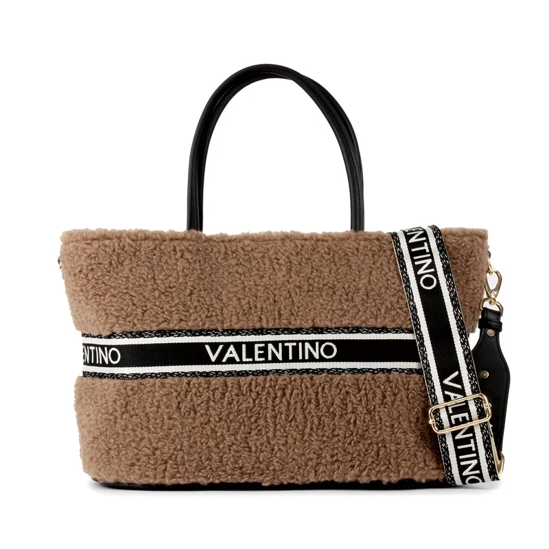 Valentino Bags Jane Taupe Zwarte Shopper VBSAC001G51