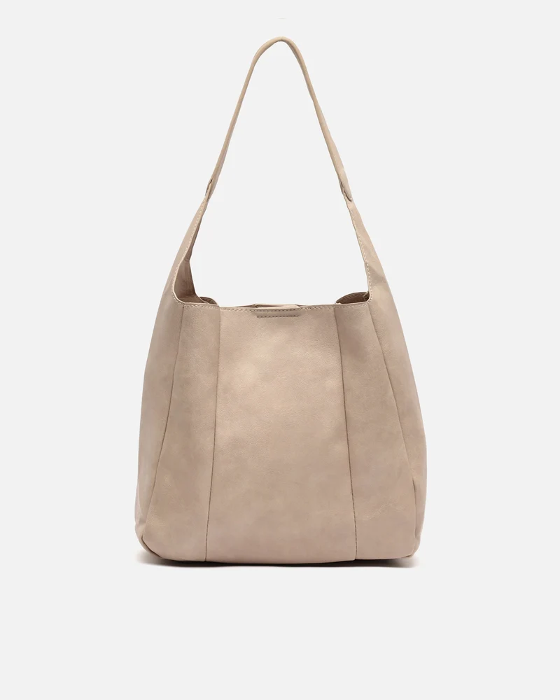Giselina bolso hobo mediano con neceser interior extraíble ED.