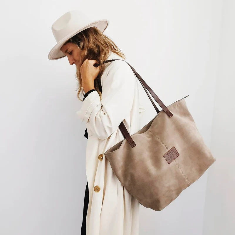 Shopper Serena taupe