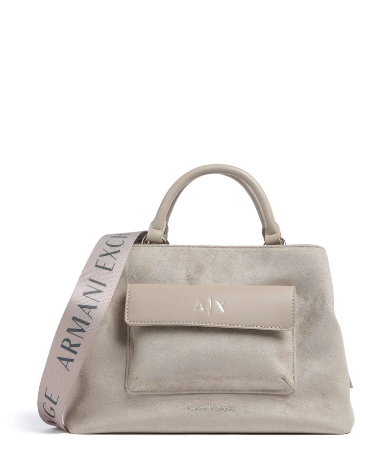 Armani Exchange Nicole M Bolso de mano sand