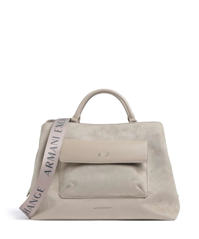 Armani Exchange Nicole L Bolso de mano sand