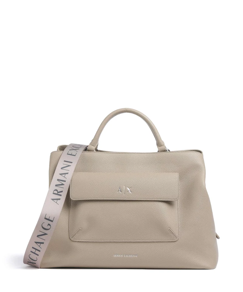 Armani Exchange Nicole L Bolso de mano sand
