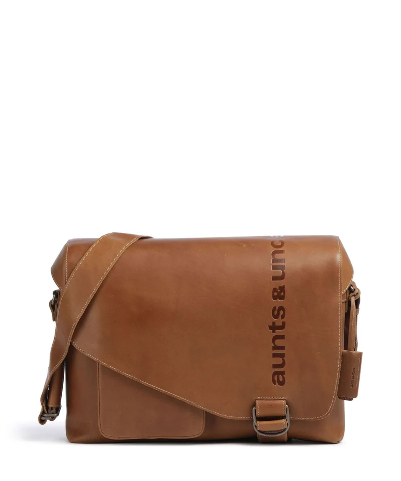 Aunts & Uncles Heritage Big Judd Bolso de mensajero tan