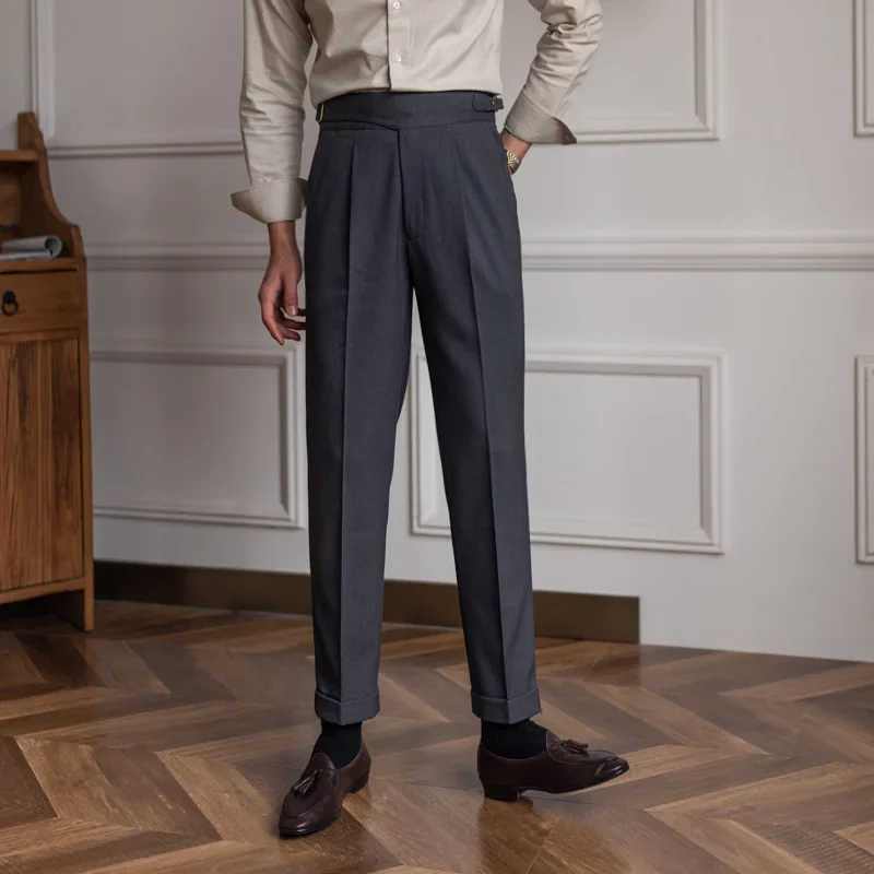 Pantalon à Pince Taille Haute