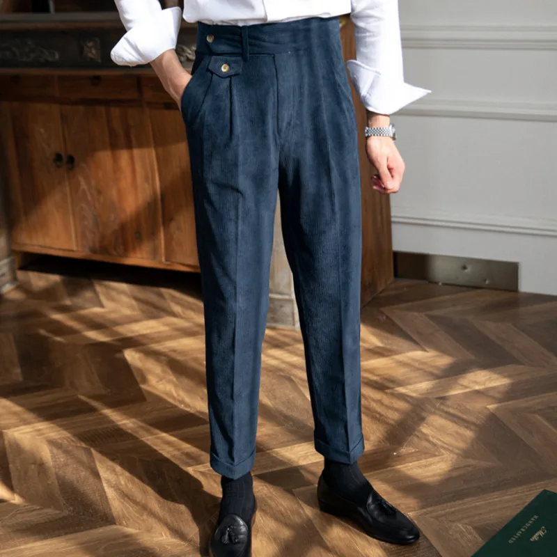 Pantalon en Velours Côtelé